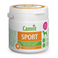 Вітамінна добавка Сanvit Sport for Dogs для зміцнення здоров'я для собак, 230 г
