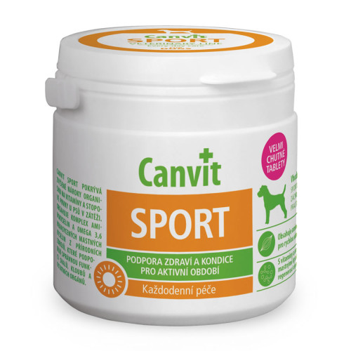 Вітамінна добавка Сanvit Sport for Dogs для зміцнення здоров'я для собак, 230 г