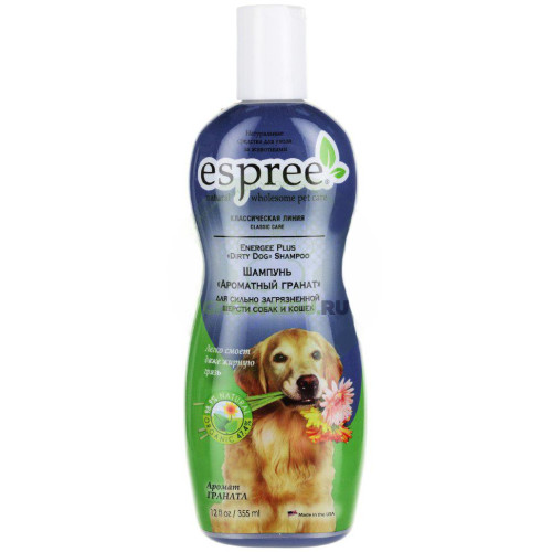 Шампунь Espree Energee Plus Shampoo для дуже забруднених собак, 355 мл