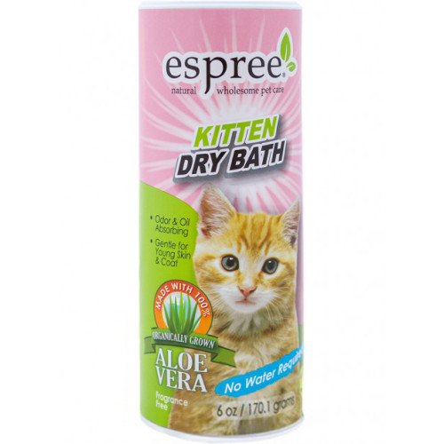 Сухий шампунь Espree Kitten Dry Bath для чутливої ​​шкіри для кошенят, 170 мл