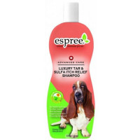 Шампунь Espree Luxury Tar & Sulfa Shampoo проти лупи для собак, з сіркою, 591 мл Шампунь Espree Luxury Tar & Sulfa Shampoo проти лупи для собак, з сіркою, 591 мл