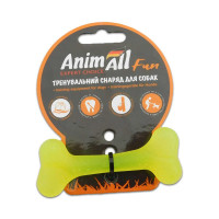 Іграшка AnimAll Fun кістка, жовта, 8 см Іграшка AnimAll Fun кістка, жовта, 8 см