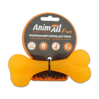 Іграшка AnimAll Fun кістка, жовта, 12 см