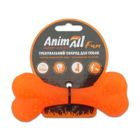 Іграшка AnimAll Fun кістка, помаранчева, 12 см Іграшка AnimAll Fun кістка, помаранчева, 12 см