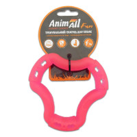 Іграшка AnimAll Fun кільце 6 сторін, коралове, 12 см Іграшка AnimAll Fun кільце 6 сторін, коралове, 12 см