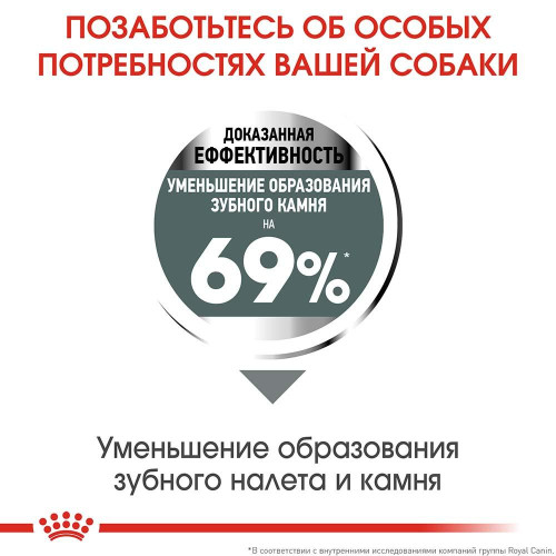 Сухий корм Royal Canin Mini Dental Care для зменшення утворення зубного каменю у собак дрібних порід, 3 кг