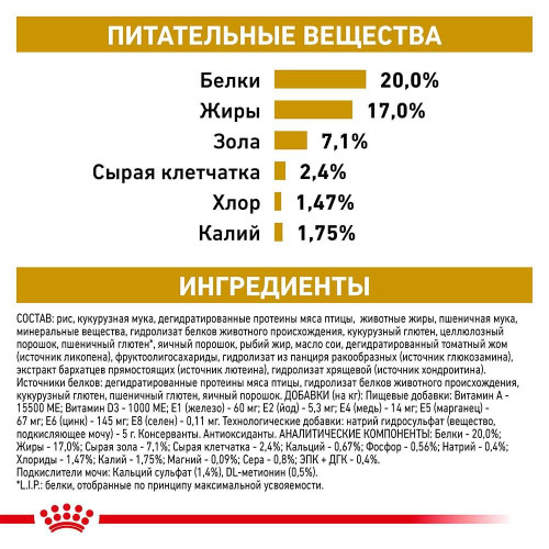 Сухий корм Royal Canin S / O Ageing 7 + для собак від 7 років, 1.5 кг