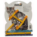 Повідець + шлея AnimAll на блістері для кота, 10х1200 мм