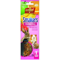 Колба Vitapol Smakers Box для гризунів зі смаком фруктів, 45 г, 1 шт Колба Vitapol Smakers Box для гризунів зі смаком фруктів, 45 г, 1 шт