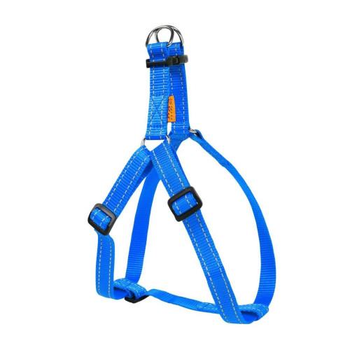 Нейлонова шлея Dog Extreme для собак, регулююча, 25 мм, 60-90 см, блакитна