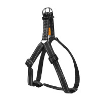 Нейлонова шлея Dog Extreme для собак, регулююча, 25 мм, 60-90 см, чорна Нейлонова шлея Dog Extreme для собак, регулююча, 25 мм, 60-90 см, чорна
