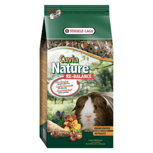 Беззерновой корм Versele-Laga Nature КАВІА Cavia Fibres суперпреміум, морських свинок, 700 г