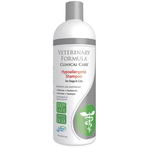 Шампунь Veterinary Formula Clinical Care Hypoallergenic Shampoo для собак і котів, 45 мл