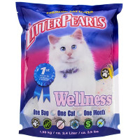 Наповнювач Litter Pearls Wellness для туалетів, кварцовий, для котів, 1.59 кг Наповнювач Litter Pearls Wellness для туалетів, кварцовий, для котів, 1.59 кг