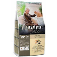 Сухой корм Pronature Holistic с океанической белой рыбой и диким рисом, холистик, для котов, 2.72 кг