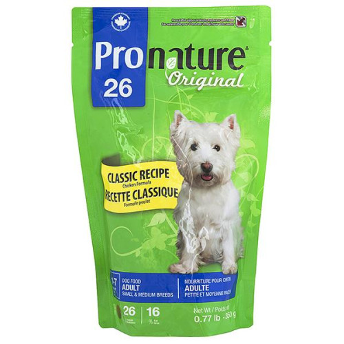 Сухий корм Pronature Original Adult Small & Medium з ягням, для собак малих і середніх порід, 350 г