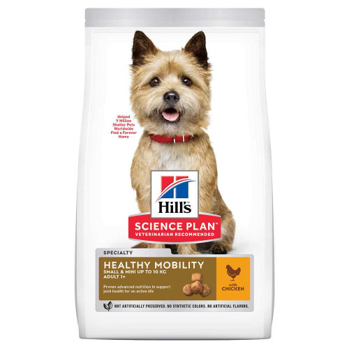 Сухий корм Hill's Science  Plan Adult Healthy Mobility Small & Mini для собак, з куркою, 1.5 кг