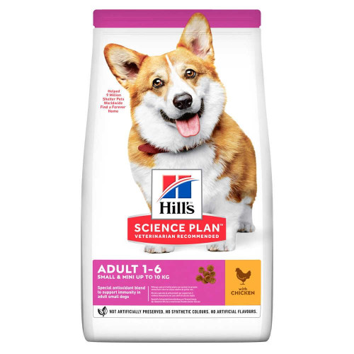 Сухий корм Hill's Science  Plan Adult Small & Mini для собак, з куркою, 3 кг