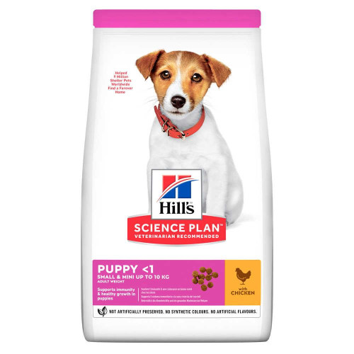Сухий корм Hill's Science  Plan Puppy Small & Miniature для цуценят, з куркою, 300 г