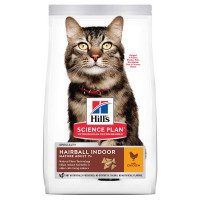 Сухой корм Hill's Science Plan Mature Adult 7+ Hairball & Indoor для кошек от 7 лет, с курицей, 1.5 кг