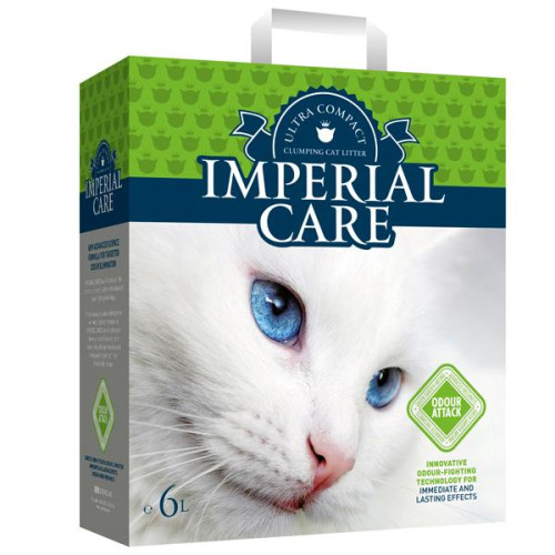 Наповнювач Imperial Care Odour Attack ультра-грудкує, для котів, з ароматом літнього саду, 6 кг