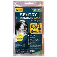 Краплі FiproGuard Max від бліх, кліщів і вошей, для собак 10-20 кг, 1.34 мл, 6 шт, ціна за 1 піпетку Краплі FiproGuard Max від бліх, кліщів і вошей, для собак 10-20 кг, 1.34 мл, 6 шт, ціна за 1 піпетку
