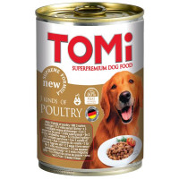 Консерви Tomi 3 kinds of poultry 3 види птиці, супер премиум, для собак, 400 г