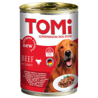 Консерви Tomi Beef з яловичиною, супер премиум, для собак, 400 г Консерви Tomi Beef з яловичиною, супер премиум, для собак, 400 г