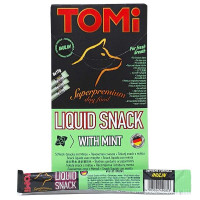 Ласощі Tomi Liquid Snack Mint & Inulin рідке, м'ята з інулін, для собак, 15 г