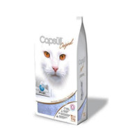 Наповнювач Capsull Original baby powder кварцовий, для котячого туалету, капсули 1-8 мм, 15 кг
