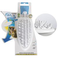 Насадка-щітка FoOlee Easee Intense Massage Pro Medium Brush змінна, для будь-якої вовни, середня, біла Насадка-щітка FoOlee Easee Intense Massage Pro Medium Brush змінна, для будь-якої вовни, середня, біла