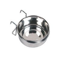 Годівниця Flamingo Steel Hook для кроликів, в клітку з власником, нержавіюча, 600 мл