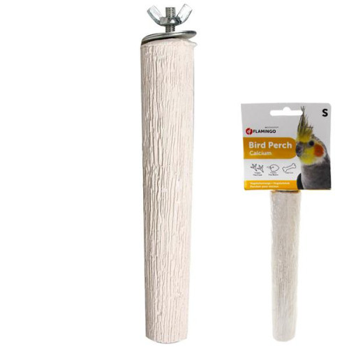 Жердинка Flamingo Perch Calcium для гігієни дзьоба і кігтів птахам, 22.5×3.5 см