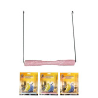 Іграшка Flamingo Swing Sand Perch для птахів, гойдалки з піщаної жердинку, 14х1.5 см