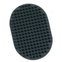 Щітка Flamingo Oval Brush масажна, для собак з ручкою-петлею, овальна, гума Щітка Flamingo Oval Brush масажна, для собак з ручкою-петлею, овальна, гума