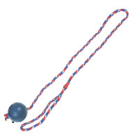 Іграшка Flamingo Ball With Rope для собак, м'яч з литої гуми на мотузці, 6,3 см Іграшка Flamingo Ball With Rope для собак, м'яч з литої гуми на мотузці, 6,3 см