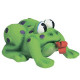 Іграшка Flamingo Frog Pop-Up Tongue для собак і цуценят, жаба з мовою, латекс, 11х10х6.5 см