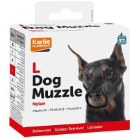 Намордник Flamingo Muzzle Nylon для пород лабрадор, доберман, ретривер, нейлон, L
