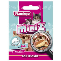 Ласощі Flamingo Miniz Mini Mice риба мишка, для котів у вигляді мишок зі смаком риби, 50 г Ласощі Flamingo Miniz Mini Mice риба мишка, для котів у вигляді мишок зі смаком риби, 50 г