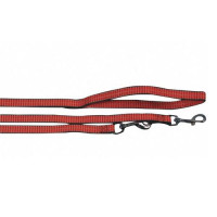 Повідець-перестіжки Flamingo Training Lead Q3 Red для собак, 2 карабіни, нейлон, червоний, 2 м, 20 мм Повідець-перестіжки Flamingo Training Lead Q3 Red для собак, 2 карабіни, нейлон, червоний, 2 м, 20 мм