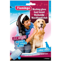 Рукавиця-серветка Flamingo Washing Glove Dog для собак, волога, розмір S Рукавиця-серветка Flamingo Washing Glove Dog для собак, волога, розмір S