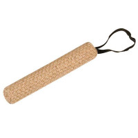 Игрушка Flamingo Sisal Dummy Handles для собак, апорт с ручкой, сизаль, M, 26х4.4 см