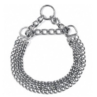 Нашийник Flamingo Collar 3-Fold трьохрядовий, ланцюжок для собак, метал, 60 см, 2.5 мм Нашийник Flamingo Collar 3-Fold трьохрядовий, ланцюжок для собак, метал, 60 см, 2.5 мм