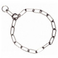 Нашийник Flamingo Long Link Chain ланцюжок для собак, довге ланка, метал, 58 см, 4 мм