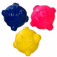 Іграшка Flamingo Good4Fun Squeeky Bear для собак, м'яч з пищалки, резина, 7 см Іграшка Flamingo Good4Fun Squeeky Bear для собак, м'яч з пищалки, резина, 7 см