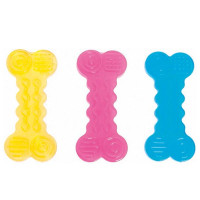 Іграшка Flamingo Good4Fun Bone для собак, рельєфна яскрава кісточка, гума, M, 14 см Іграшка Flamingo Good4Fun Bone для собак, рельєфна яскрава кісточка, гума, M, 14 см