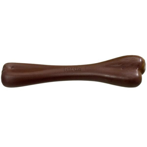 Іграшка Flamingo Choco Bone для собак шоколадна кістка, гума, 19 см