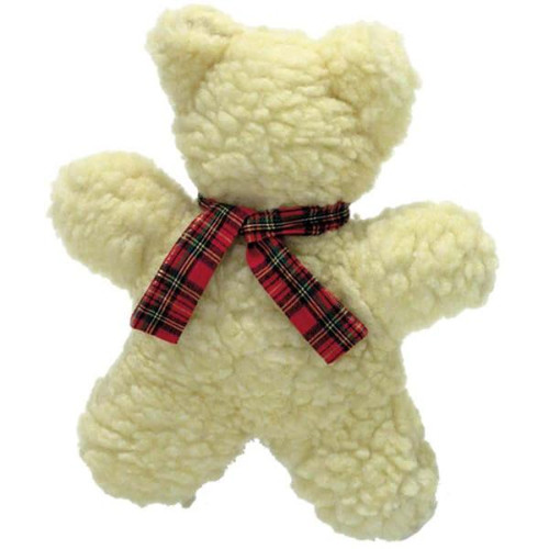 Іграшка Flamingo Lamb "s Fleece Bear м'яка для собак, ведмедик флісовий, з пищалки, 18 см