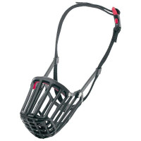 Намордник Flamingo Muzzle Syntetic 10 для собак, пластик, 10×7×15 см, 40/62 см