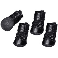Черевики Flamingo Xtreme Boots для собак, розмір XXS, чорний, 4×3.4 см, комплект 4 шт Черевики Flamingo Xtreme Boots для собак, розмір XXS, чорний, 4×3.4 см, комплект 4 шт